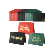 laserpecker material Envelope Paper with Golden Base