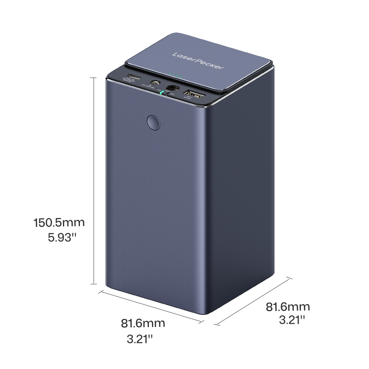 laserpecker powerpack plus portable power supply for laser engraver and cutter outdoor use.
