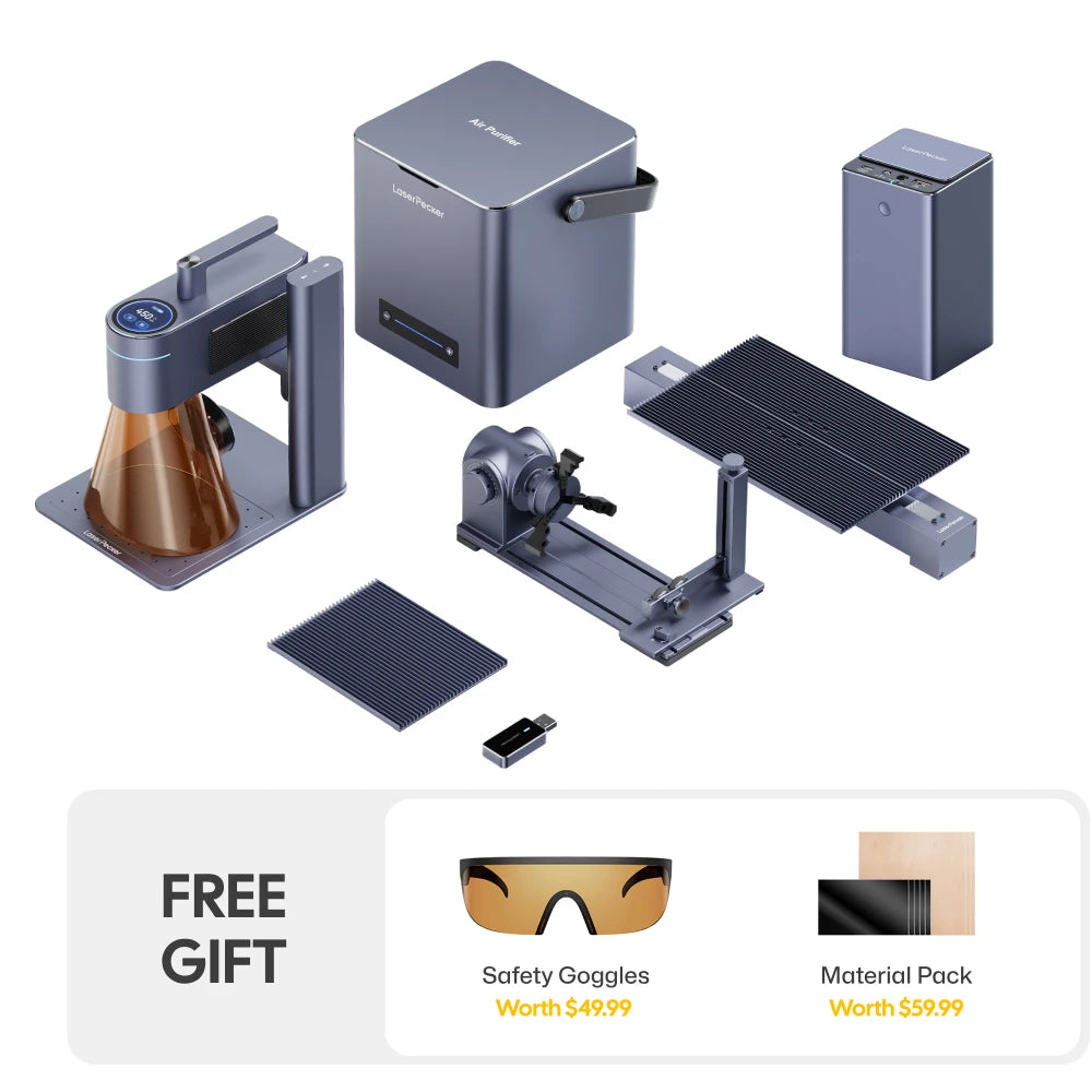 LaserPecker LP4 - La première graveuse à double laser au monde