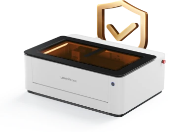 LX2 fully enclosed laser engraver with Class 1 safety rating for home and school use.