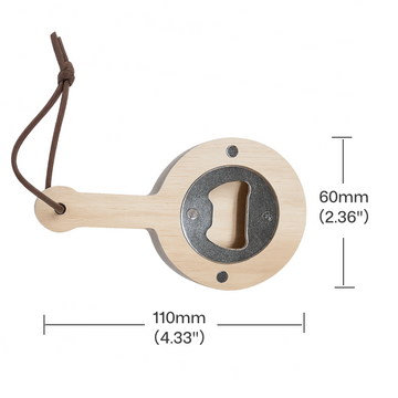 Pan-Shaped Bottle Opener/Fridge Magnet (5 pcs)
