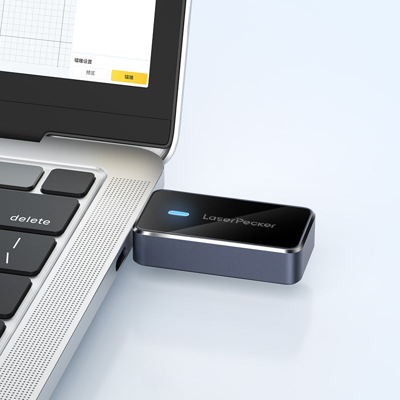 LaserPecker Bluetooth Dongle Connect Laptop