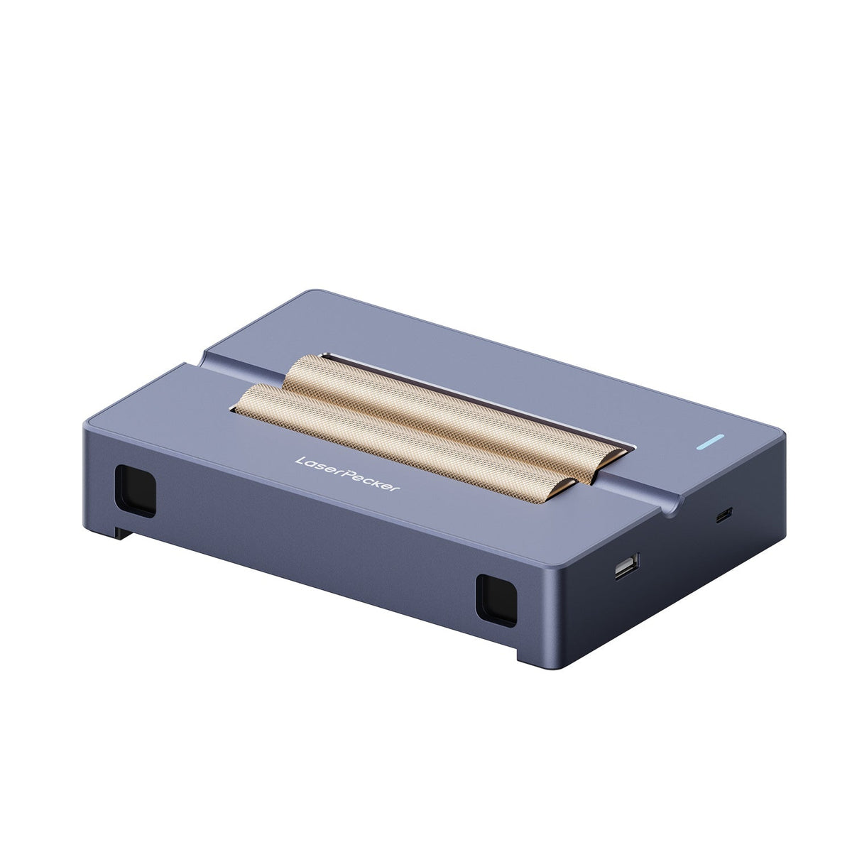 laserpecker versatile electric roller with adjustable height feet for extra long engraving needs.