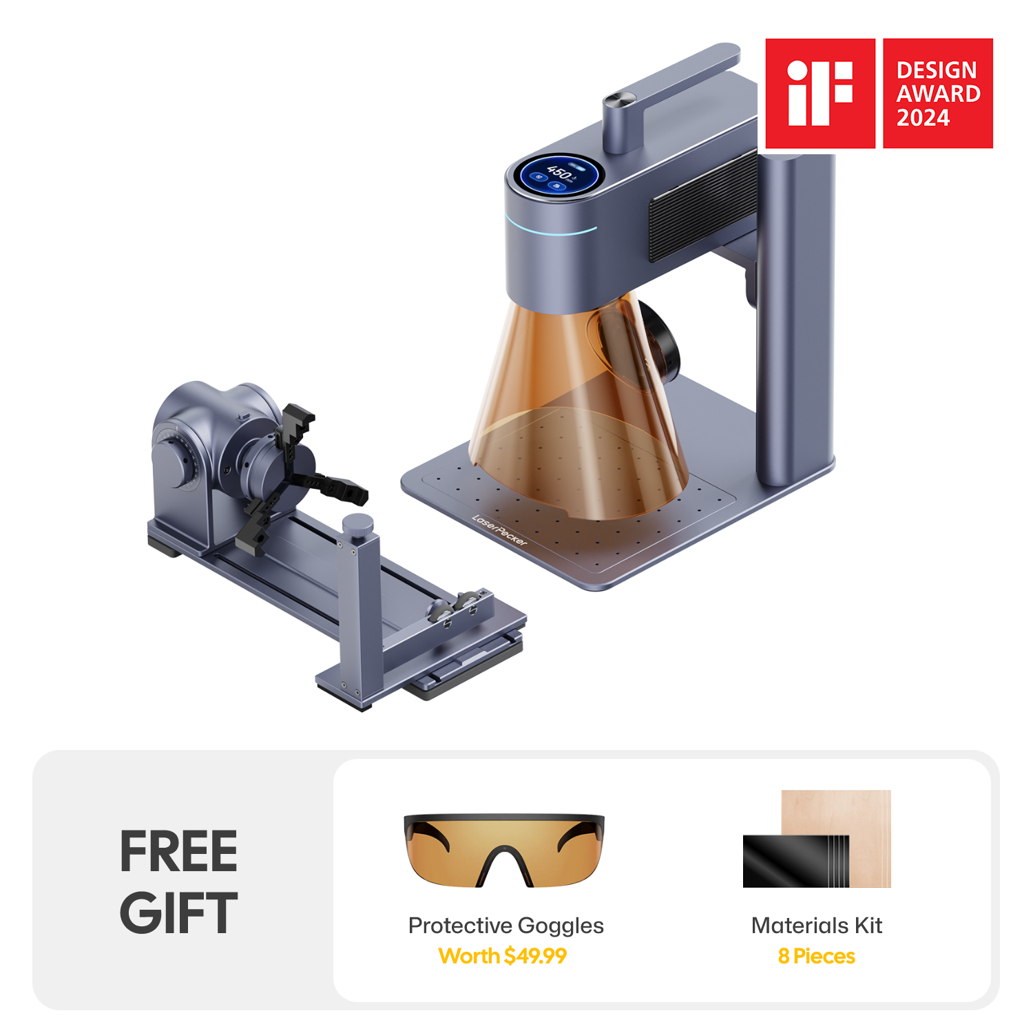 LaserPecker LP4 - The World's First Dual-laser Engraver