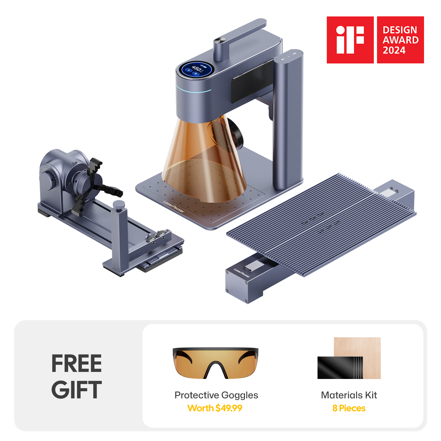 LaserPecker LP4 - The World's First Dual-laser Engraver
