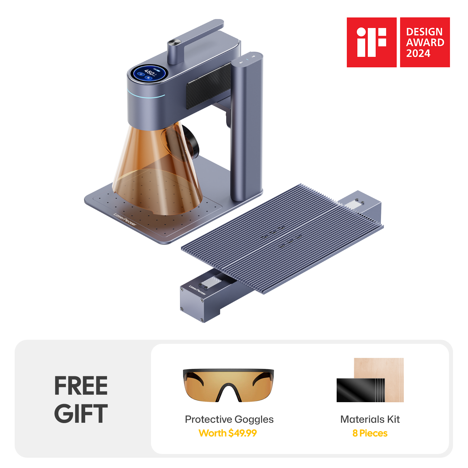 LaserPecker LP4 - The World's First Dual-laser Engraver