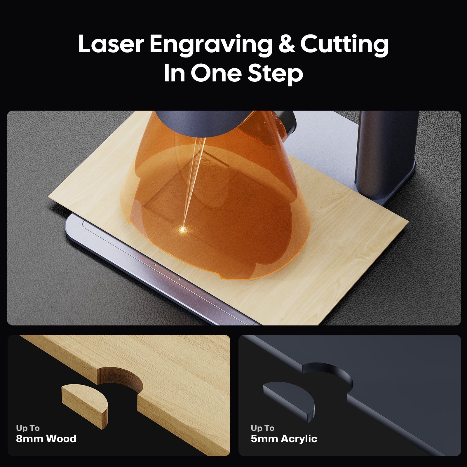 Laserpecker LP4 Laser Engraving And Cutting in One Step
