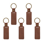 Walnut Rectangular Keychain