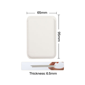 magnetic card holder for iPhone with length and width dimensions for laser engraving machine setup.
