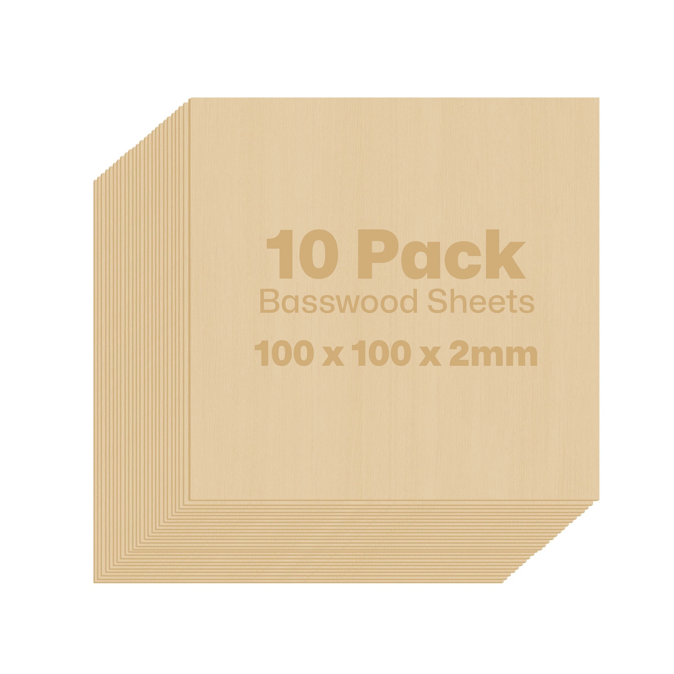 Basswood Plywood Sheets 1/16