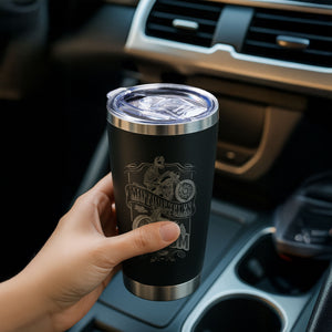 Coated Stainless Steel Tumbler with Lid (20 oz)