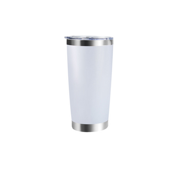 Coated Stainless Steel Tumbler with Lid (20 oz)