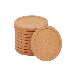 Cork Coasters for Drinks (10 pcs / 30 pcs)