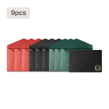 Envelope Paper with Golden Base (9 pcs)