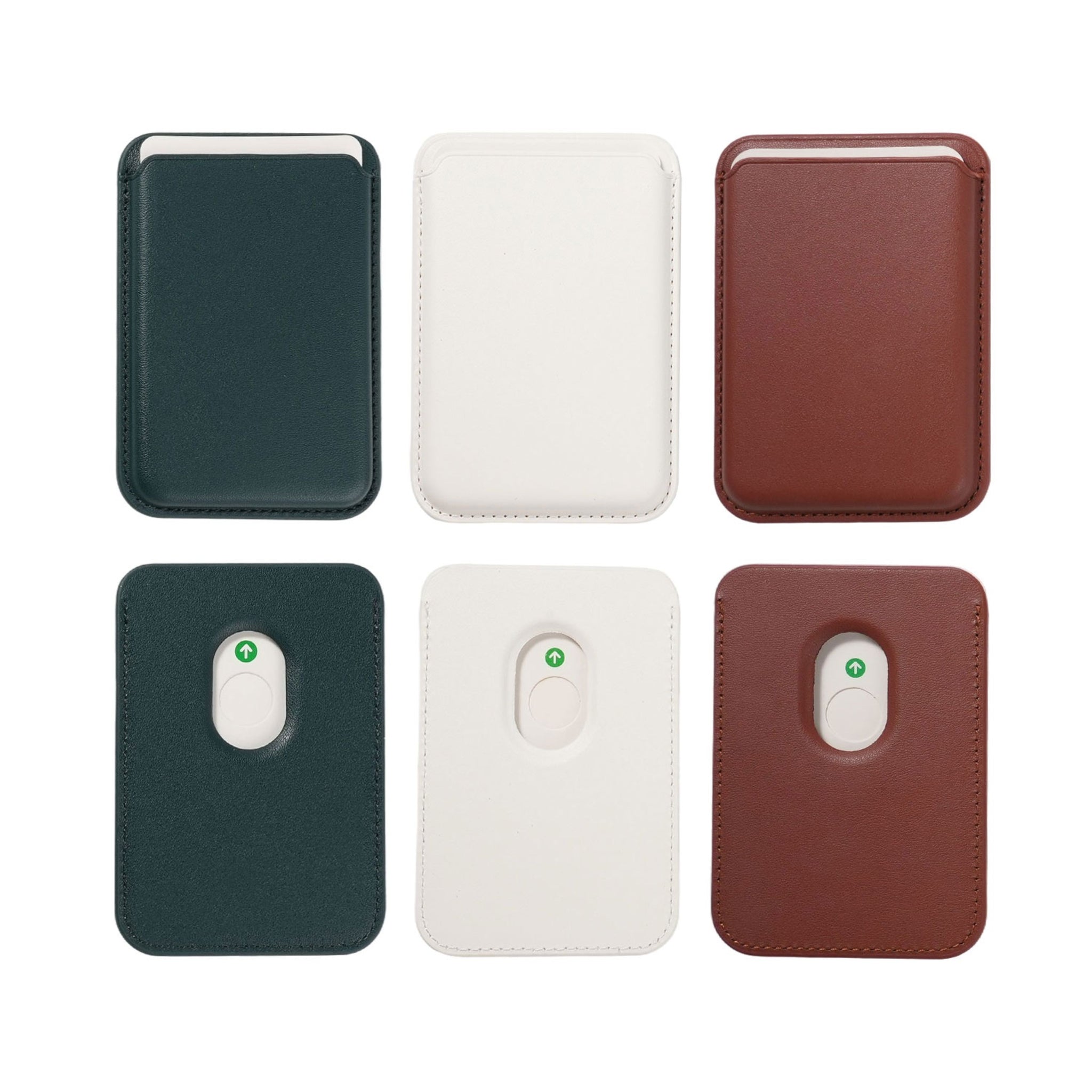 Magnetic Leather Card Holder for iPhone (2 pcs)