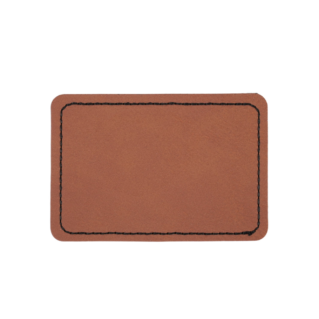 Étiquettes/tags rectangulaires vierges en cuir PU (30 pièces) 