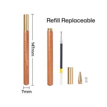 Wooden Rollerball Gel Pen (5 pcs / 15 pcs)