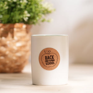 Round Corkwood Label Stickers (120 pcs)