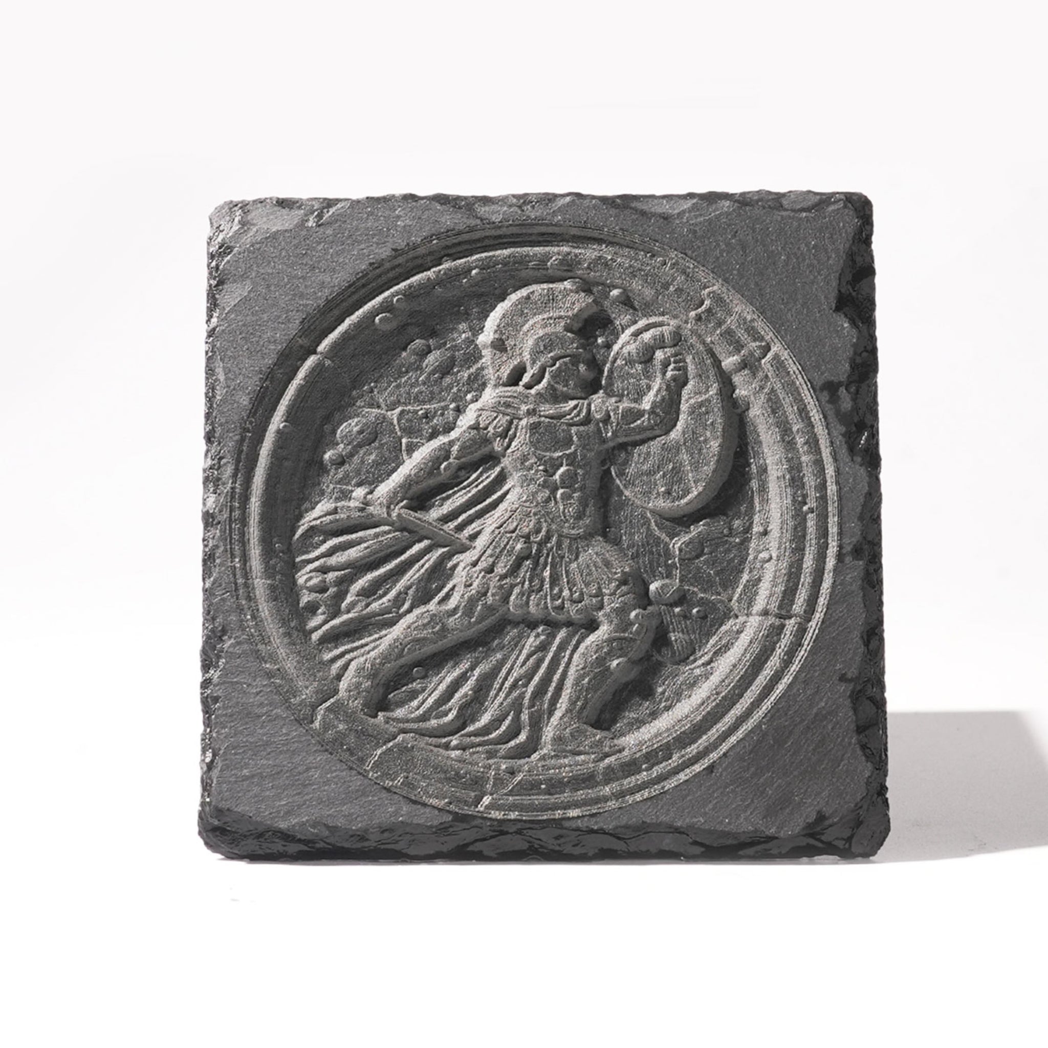 Stone Slate Coasters Square Black (6 pcs / 24 pcs)